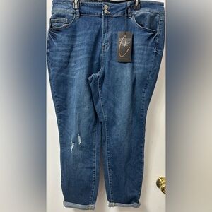 Copper flash Classic High Rise Blue Jeans for Women